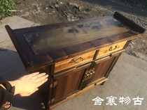 (Customized) Sichuan Ming Dynasty old material Xiaoye Jinnan gloomy golden nanmu porch cabinet TV cabinet for table case