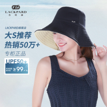 lackpard sunscreen womens day department fisherman hat uvcut large along sun hat anti-UV lp hat sunhat