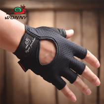 Snail Fitness Gloves for men and women Half fingers Sports Palm Dumbbells Instruments Training Fitness Non-slip Gloves