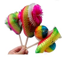 Paper turning flower folk art variety turning flower Chinese classic traditional handmade magic flower in flower nostalgic toy after 80s