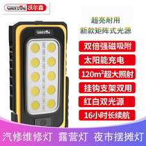 Walson multi-function work light auto repair light with magnet suction outdoor charging super bright led wild camping light