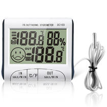  DC103 Indoor and outdoor thermometer hygrometer Portable temperature and hygrometer with probe