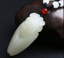 Xinjiang Hetian Jade mutton White Jade blockbuster Jade seed material knows pendant pendant for men and women