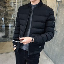 Chao brand high-end men's down cotton jacket 2021 new autumn and winter men's Korean version of short winter jacket