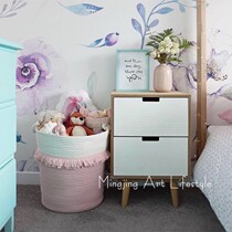 In Nordic Flow Sole Lace Weaver and Carrying Basket for Childrens Room Decoration Capture Capture Propelles