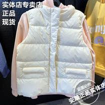 Anta 2021 Winter women down vest 162147926 women stand collar warm fashion down jacket sleeveless