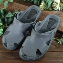 Vietnamese Rubber Dual-use Sandals Men Warm Breakout Casual Tourist Resort Latex Sandals Sandals Without Smelly Feet With Driving Shoes