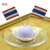 140 boxes of one-time Thai flag toothpicks decorative art wooden sticks national food toothpick flag fruit sign