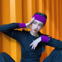 Solid color wool wrist guard Korean street dance fitness games cheerleading performance children adult sweat knitted protective gear