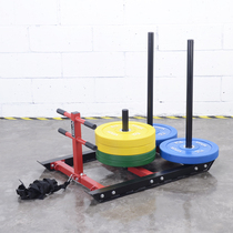 Gym equipment indoor push-pull sled weight training sled fitness sledge resistance burst strength trainer