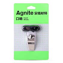 Angelette F1306 whistle stainless steel metal with rope with nuclear referee football whistle basketball coach training