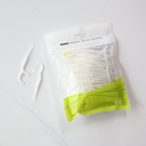 HU SHA Tiger Shark Stomatological Dental Floss Rod Dental Floss Toothpick Tongue Scraper Triple 100 bagged