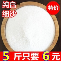 5 Jin Pure White Quartz Sand White Fine Sand Water Treatment White Sand Filter Material White Sand Hotel Trash Can Ashtray