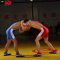 Sports wrestling clothes Mens one-piece Chinese style boys wrestling clothes Fitness weightlifting clothes Training clothes Clothing