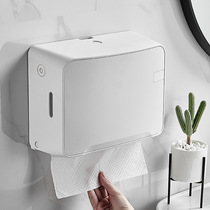  Toilet paper box Wall-mounted toilet tissue box Punch-free toilet paper box Toilet dry paper box Commercial
