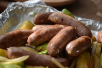 Wave Belle Black Pepper Beef Crisp Sausage (230 gr * 3 sacks) Pack Shunfeng Cold Express