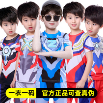 Halloween summer short sleeve children Zeta Ultraman costume Jedediah Sero dress suit boy clothes