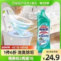 Import Flower Wang Jie Toilet Cleaning Toilet Detergent Toilet Liquid Deodorizer Descaling Clear New Cleaning Toilet 500ml