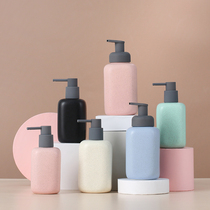 Ceramic hand sanitizer shampoo shower gel split press empty bottle Nordic bathroom toilet hotel custom logo