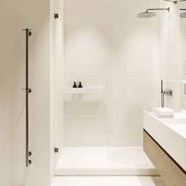 Japanese-style beige slotted whole-body tiles Wabi-sabi kitchen bathroom wall tiles Bathroom toilet floor tiles