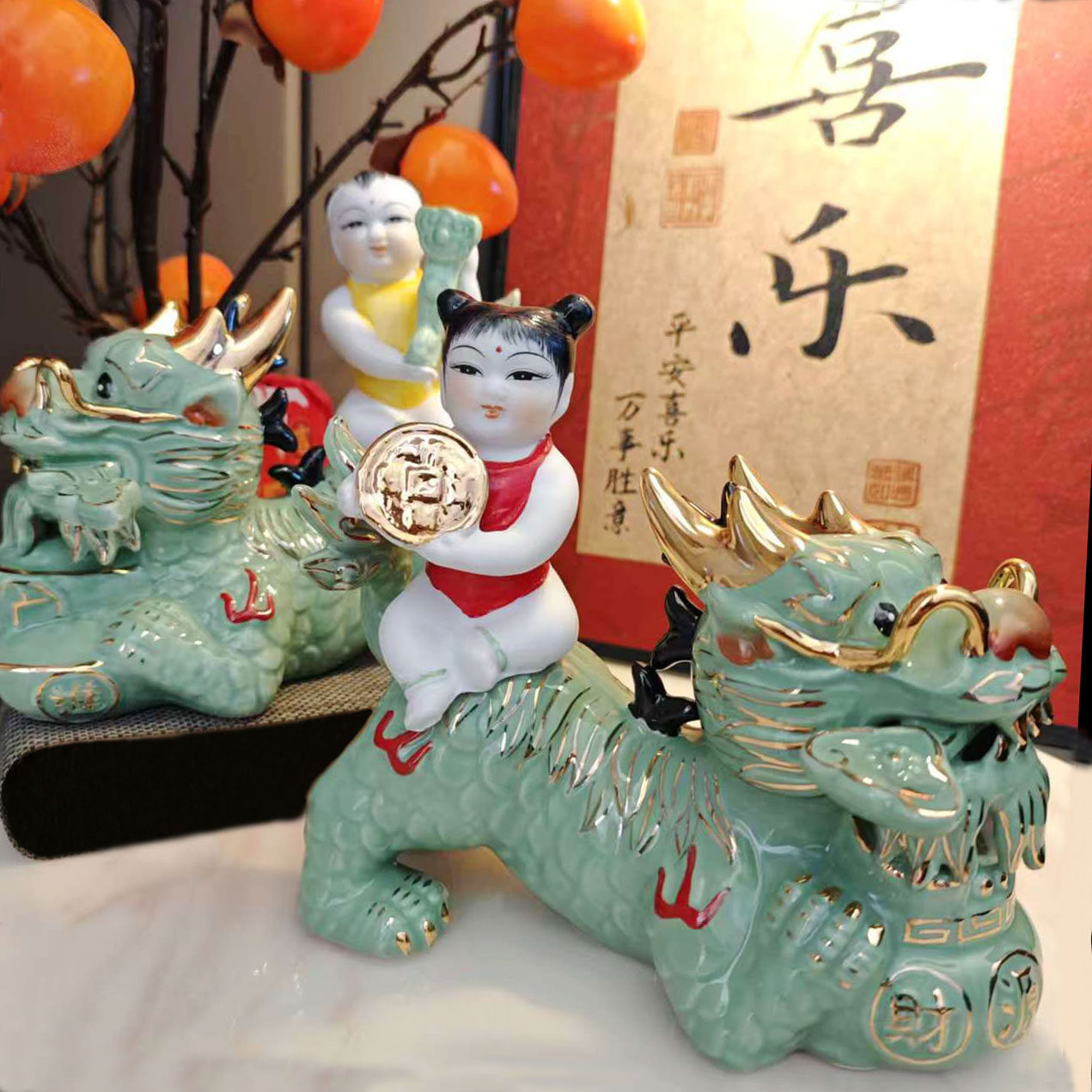 麒麟送子瓷器-麒麟送子瓷器促销价格、麒麟送子瓷器品牌- 淘宝