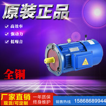 Electromagnetic brake three-phase asynchronous motor YEJ132M2-6 pole 5 5KW brake brake brake power-off brake motor
