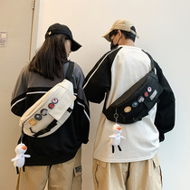 Tide Cards Skew Satchel Men Casual Day Series New Small Backpacks Chest Bag Girls Trend Single Shoulder Student Sports Pocket