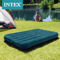 Original INTEX luxury line pull single inflatable mattress double air bed camping mat thickened