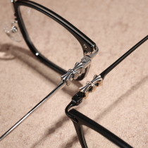 Peng Yuyan The same glasses frame mens high-end Japanese myopia can be equipped with Croxin eye frame womens pure titanium alloy ultra-light