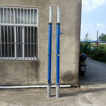 Volleyball column plug-in hand-lifting buried volleyball rack High-quality steel pipe special plug-in volleyball column for the ball game venue