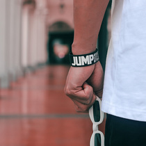 JUMP series wide creative bracelet original MF parkour sports big wrist strap silicone basketball tide skateboard fitness