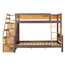  Ximengbao furniture childrens bed All solid wood mother and child bed high and low bed bunk bed Marathon