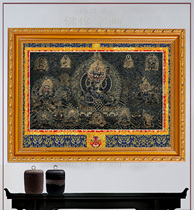 Tian Fuhui Dawide Vajra marriage Tibetan Buddhism Tantric altar City mantra wheel Buddha statue hanging painting Thangka 23