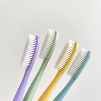 Out of Japan wide head 68 hair toothbrush special suitable for brushing tongue coating 4 cards per card