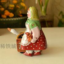 Rare Iron City-Clockwork Iron Toys Export Trade Classic Decoration Birthday Gifts Farm Farmers
