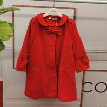 Brand maternity dress big red coat autumn winter warm coat