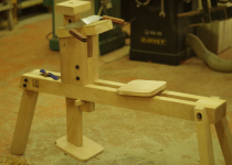 Woodworking stool Trojan horse Shaving Horse woodworking vise TDEER SH1177 workbench