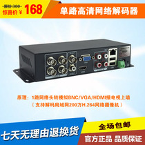 2 million HD network camera to analog BNC coaxial video converter VGA HDMI monitoring encoder