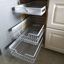 Peya home stainless steel vegetable and fruit basket kitchen drawer pull basket mini pull basket custom storage basket flat basket