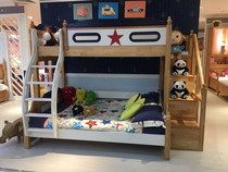 Di Shiyuan childrens furniture bunk bed plus ladder cabinet 1 2 meters