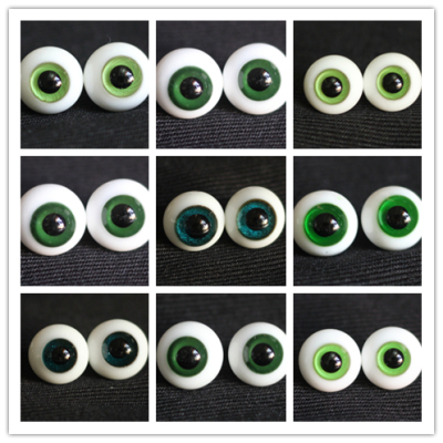taobao agent Doll, green eyeball, 12mm, scale 1:6