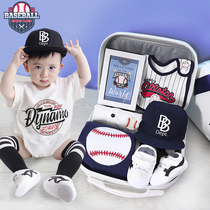 Spring Summer Newborns Baby Clothes Baby Items Mens Treasure Sport Wind Gift Boxes Full Moon Gifts Baby Gift Box Suits