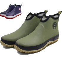New fishing non-slip rain shoes waterproof wear-resistant fishing boots low water shoes fishing men plus velvet boots
