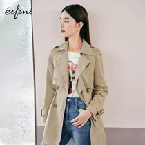 (Shopping mall same model) iveli 21 Autumn New thin fashion fashion style coat coat 1C8160901