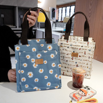 Oxford cloth waterproof lunch bag large capacity mommy bag work bag student lunch box bag student zipper lunch box bag