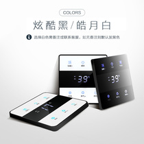 Yuba smart switch touch 86 type toilet air heating universal waterproof 4 four five in one 5 open switch panel
