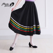 Chen Ting Character dance dress Children adult Kings Exam representative ballet dress Practice skirt Earth wind skirt