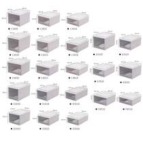 Wardrobe storage drawer storage box plastic cabinet household underwear storage clothes finishing box clothes storage box