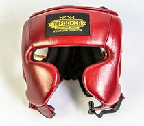 topboxer monkey face helmet Boxing sanda MMA leather helmet head protector gloves crotch protector MMA