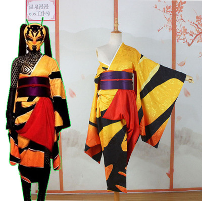 taobao agent Hot Spring Man a New Kamen Knight Bee SHIN KAMEN RIDERCOS kimono printed